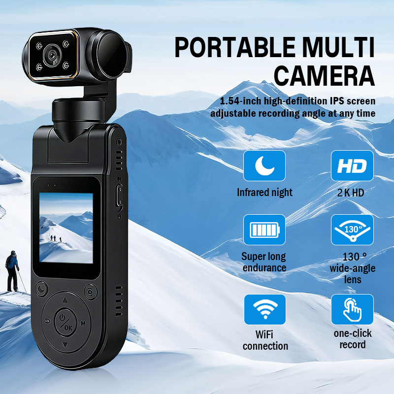 X20 Handheld Recorder Sport Action Camera - Image 2