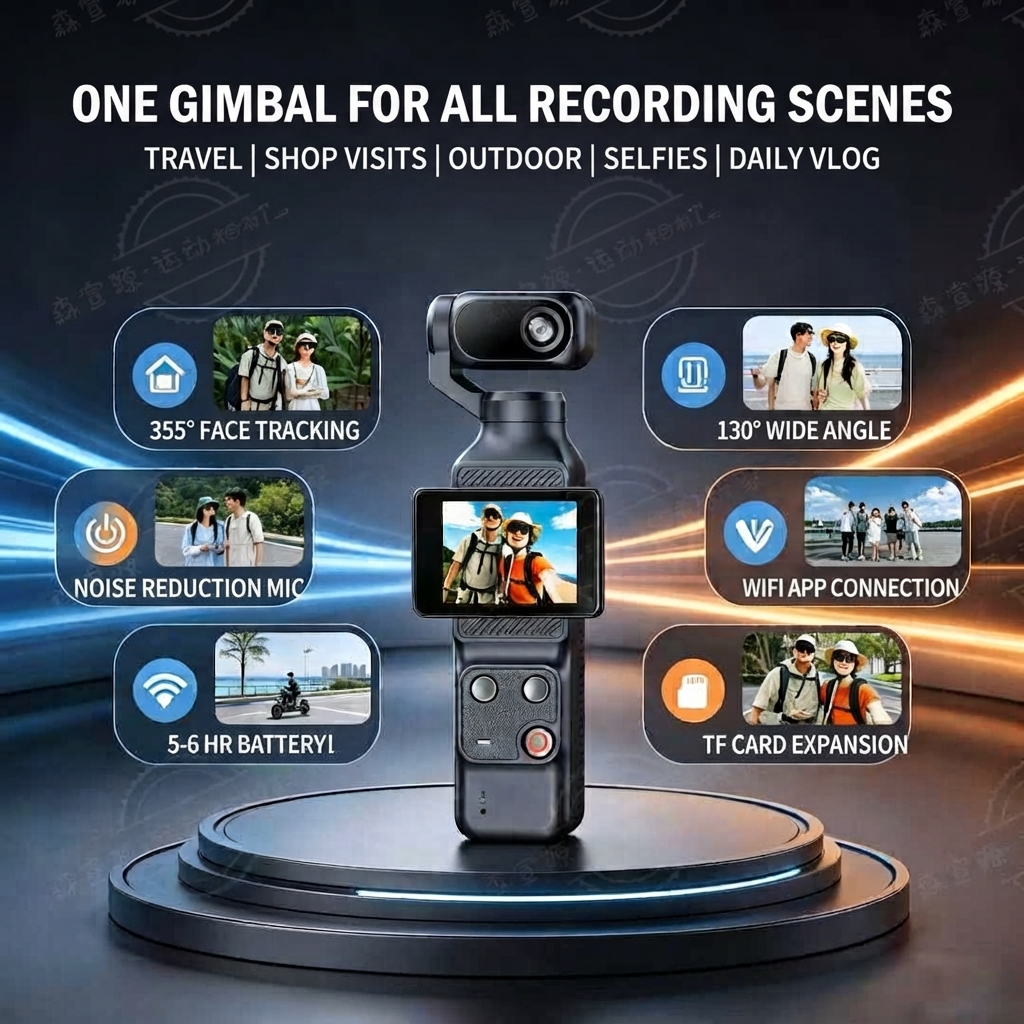 Q12 4K Pocket Action Camera - Image 3
