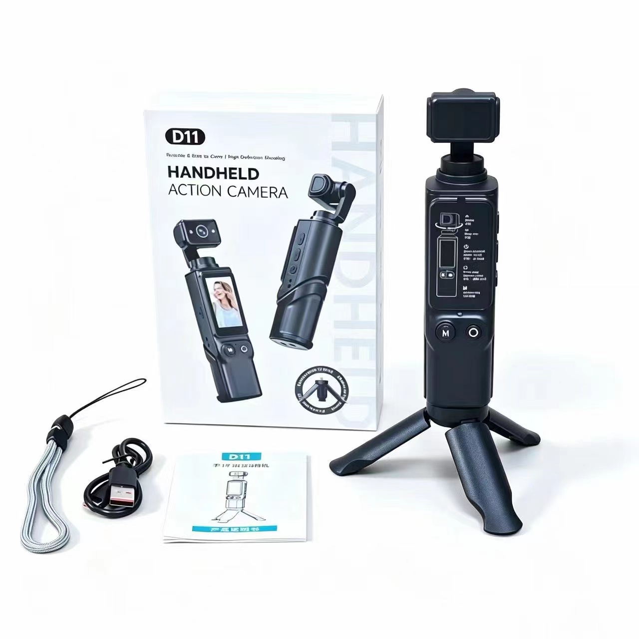 D11 270° Rotatable Handheld Pocket Vlog Camera - Image 5